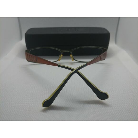 Titanium OGI 5210 Slim Orange Copper & Lime Glasses Frames 51 17 135 - Picture 9 of 10